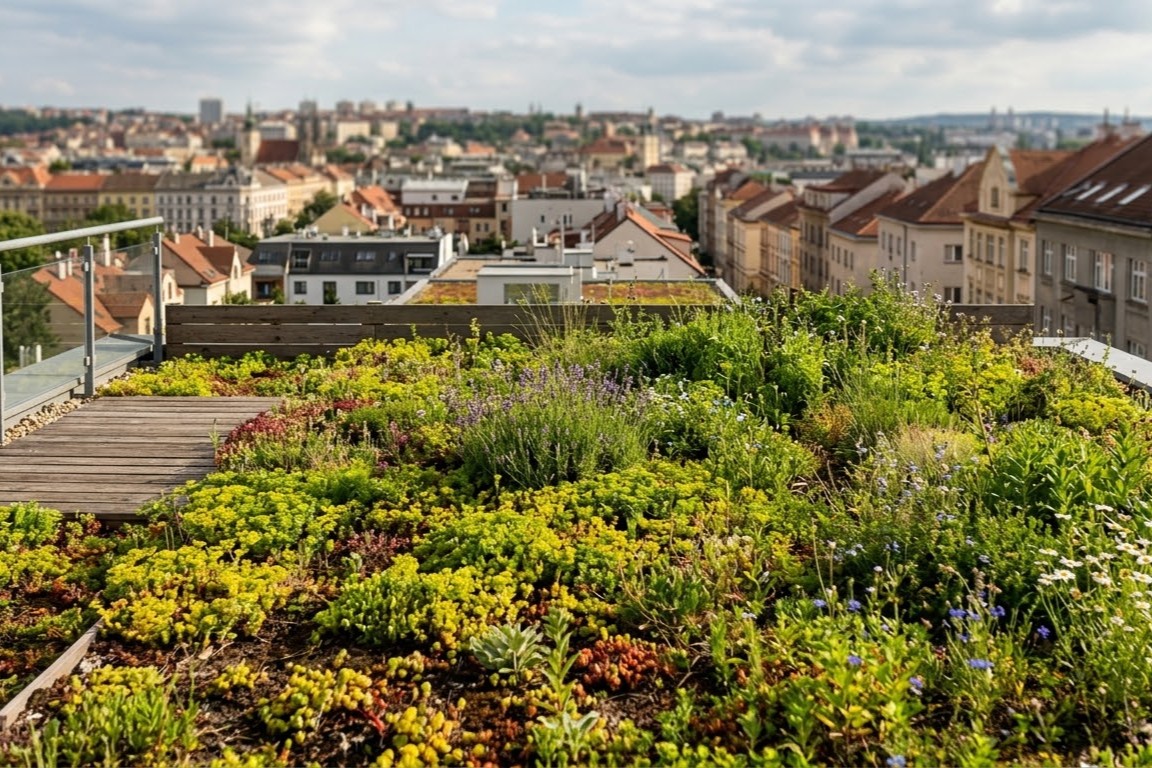 Hydroizolace zelené střechy: Proč na materiálu záleží víc, než si myslíte