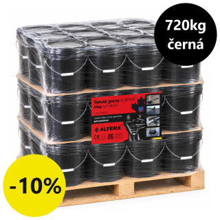 Tekutá guma ALFEMA HB500 černá 36x20 kg