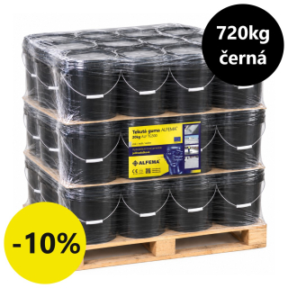 Tekutá guma ALFEMA TG500 černá 36x20 kg