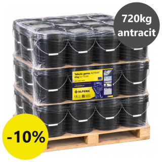 Tekutá guma ALFEMA TG500 antracitová 36x20 kg